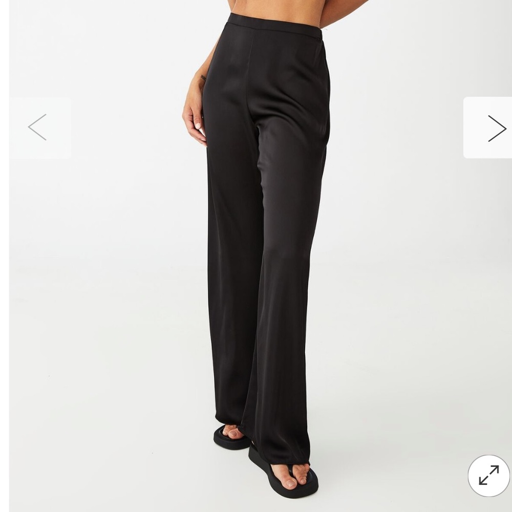 NWT Cotton On Santorini Satin Wide Leg Pant